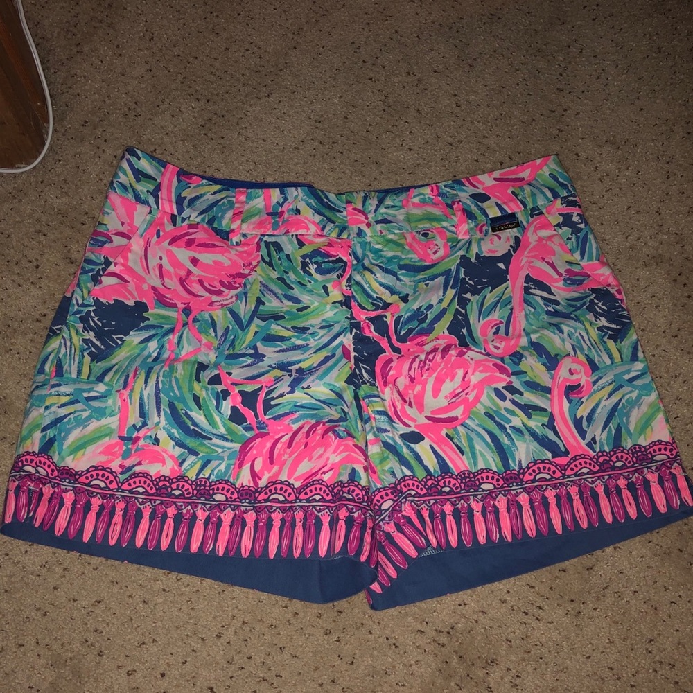 Lilly Pulitzer Flamenco Beach Callahan Shorts 12
